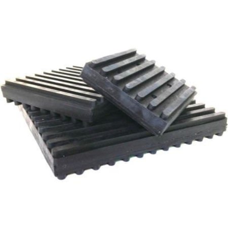 VIBRASYSTEMS Vibra Systems - Steel Insert Antivibration Rubber Pad 6in x 6in x 3/4in SRMP 0606